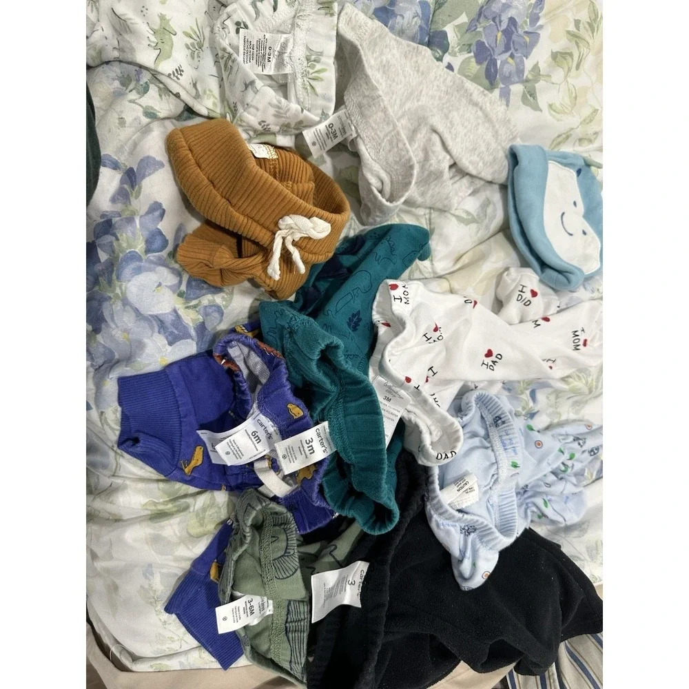 Lot Of 70 Baby Boy Clothes Sizes 0-3 Months